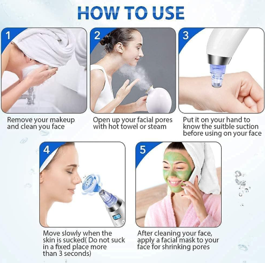 ⭐ Premium Blackhead Remover™ – Deep Clean | Pore Vacuum | Skin Glow ✨