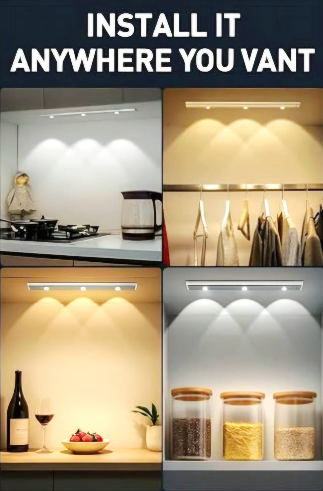 Smart Motion Sensor LED Lights™ – Auto-Detect Lighting for Home & Outdoor 💡