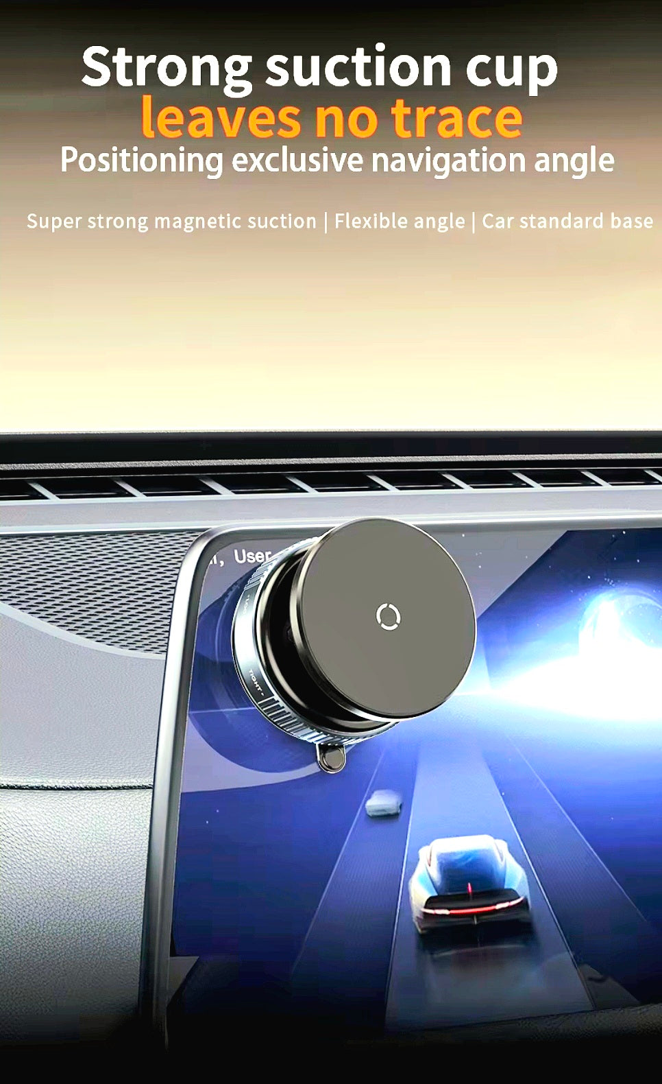 Magnetic Phone Holder™ 🚗✨ | 360° Rotation | Strong Grip | Car Dashboard & Air Vent Mount