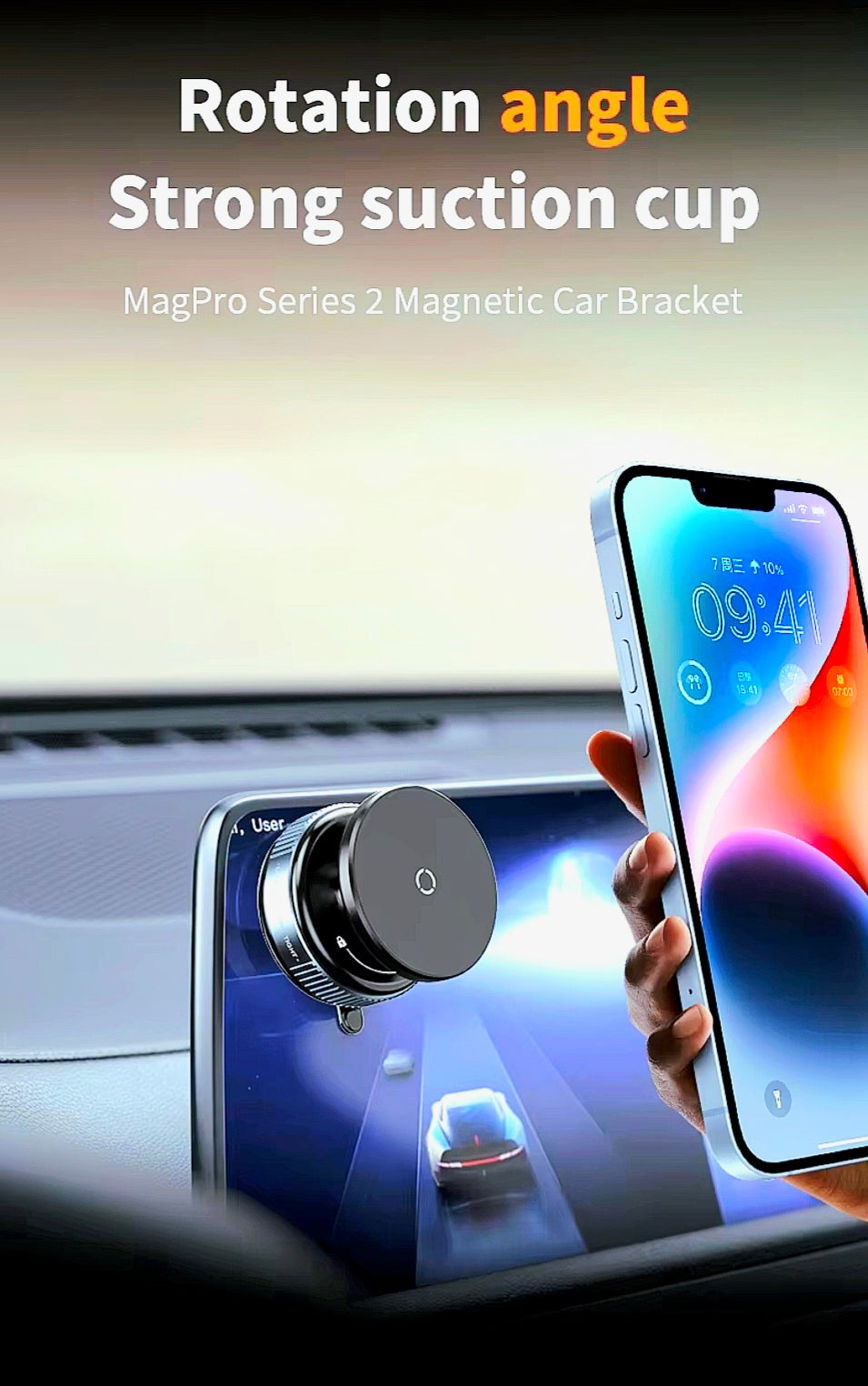 Magnetic Phone Holder™ 🚗✨ | 360° Rotation | Strong Grip | Car Dashboard & Air Vent Mount